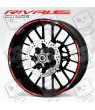 AGUSTA RIVALE 3 Way Wheel decals rim stripes 12 pcs. stickers 800 