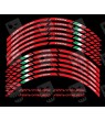 AGUSTA RIVALE 3 Way Wheel decals rim stripes 12 pcs. stickers 800 