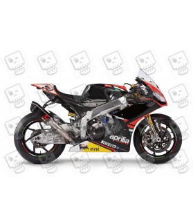 Aprilia RSV4 tricolore Wheel decals stickers rim stripes 12 pcs. RSV 4 Factory Laminated 