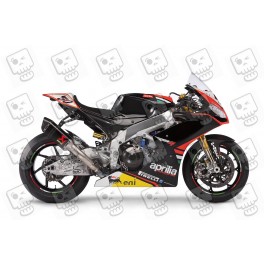 Aprilia RSV4 tricolore Wheel decals stickers rim stripes 12 pcs. RSV 4 Factory Laminated 