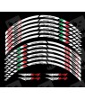 Aprilia RSV4 3 Way Wheel decals stickers rim stripes 12 pcs. RSV Factory Laminated full color