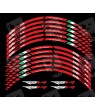 Aprilia RSV4 3 Way Wheel decals stickers rim stripes 12 pcs. RSV Factory Laminated full color