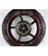 APRILIA Racing Italian flag Wheel decals rim stripes 16 pcs. Laminated full color