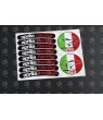 APRILIA Racing small Wheel decals rim stripes 8 pcs. Laminated 