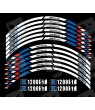BMW R1200ST 3 Way Wheel decals rim stripes 12 pcs. Laminated R 1200ST 