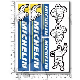 Michelin tyres small Decal set 12x16 cm Laminated