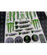 Monster XtraLarge Decal sticker set 34x49 cm Laminated