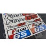 BMW F800GS 2 parts motorcycle motorbike decal sticker set 31 pcs. F800 GS Motorrad
