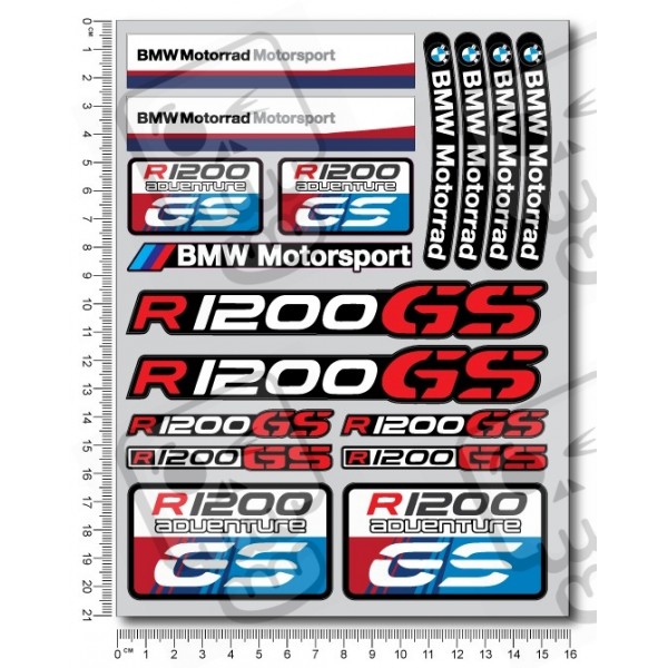 Adhesivo stickers Moto BMW Motorrad R1200GS Adventure