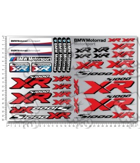 STICKERS BMW Motorrad S-1000XR 2 parts motorcycle sticker set Laminated 22 pcs (Compatible Product)