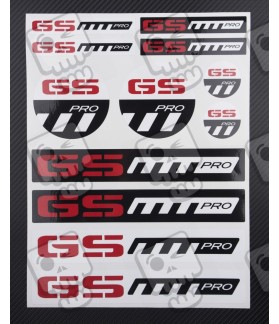 DECALS BMW GS Pro Large Decal set 24x32 cm Laminated (Compatible Product)