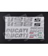 DUCATI 1198s OEM Decal sticker set 1198 Aluminum