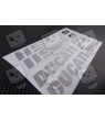DUCATI 1198s OEM Decal sticker set 1198 Aluminum