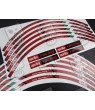 Aprilia Racing Wheel decals rim stripes 12 pcs. stickers Laminated RSV Tuono Red