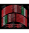 Aprilia RS Wheel decals stickers rim stripes 12 pcs. RS 50 125 250 Laminated rs250