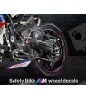 BMW S1000RR MotoGP Safety bike wheel stickers rim stripes 16 pcs. HP4