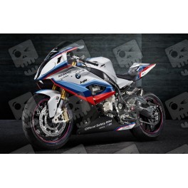BMW S1000RR MotoGP Safety bike wheel stickers rim stripes 16 pcs. HP4