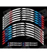 BMW Motorsport S1000XR wheel decals rim stickers stripes 12+4 pcs. S1000 XR