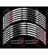 BMW S1000XR wheel decals stickers rim stripes 12 pcs. Laminated S1000 XR