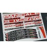 DUCATI Panigale 899 949 1199 1299 2 parts motorcycle stickers decal set Laminated 49 pcs.