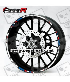 BMW F800R wheel decals stickers rim stripes 12 pcs. Laminated f800 R