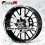 AUTOCOLLANT BMW F-800R wheel rim stripes 12 pcs (Produit compatible)