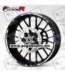 BMW F800R wheel decals stickers rim stripes 12 pcs. Laminated f800 R