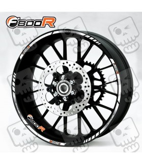 BMW F800R wheel decals stickers rim stripes 12 pcs. Laminated f800 R