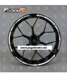 BMW F800R wheel decals stickers rim stripes 12 pcs. Laminated f800 R Blue