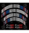 BMW F800GS Motorsport Wheel decals stickers rim stripes f800 gs 19'' 17''