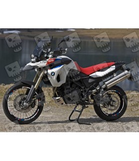 BMW F800GS Motorsport Wheel decals stickers rim stripes f800 gs 19'' 17''