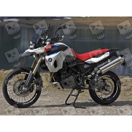 BMW F800GS Motorsport Wheel decals stickers rim stripes f800 gs 19'' 17''