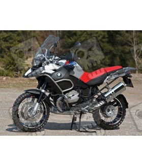 BMW F800GS Wheel decals stickers rim stripes f800 gs 19'' 17'' Yellow