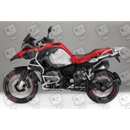 BMW R1200GS Adventure wheel decals stickers rim stripes r1200 GS 19'' 17'' Red