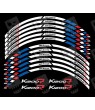 BMW K1200R wheel decals stickers rim stripes 12 pcs. Laminated K1200 R