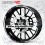 ADESIVOS BMW G-310R wheel rim stripes 12 pcs (Produto compatível)