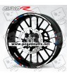 BMW G310R wheel decals stickers rim stripes 12 pcs. Laminated G310 R