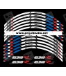 BMW G310R wheel decals stickers rim stripes 12 pcs. Laminated G310 R