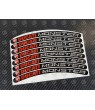 DUCATI MONSTER small wheel decals rim stripes stickers 8 pcs. Laminated