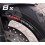 8 x DUCATI DIAVEL small Wheel decals rim stripes Laminated flag (Producto compatible)