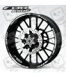 Honda CBR650R wheel decals rim stripes stickers CBR 650R white