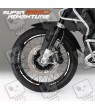 KTM 1290 Super Adventure Wheel stickers decals rim stripes Laminated White