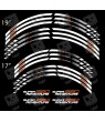 KTM 1290 Super Adventure Wheel stickers decals rim stripes Laminated White