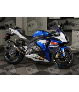 Suzuki GSX-R 1000 wheel stickers decals rim stripes 12 pcs. Laminated