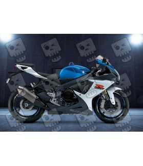 Suzuki GSX-R 750 wheel stickers decals rim stripes 12 pcs.