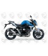 SUZUKI GSR 750 wheel stickers decals GS-R rim stripes Laminated