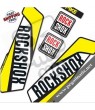 FORK ROCK SHOX PIKE 2016 STICKERS KIT WHITE FORKS