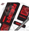 FORK ROCK SHOX REBA 2009 BLACK FORK DECALS KIT STICKERS FORKS