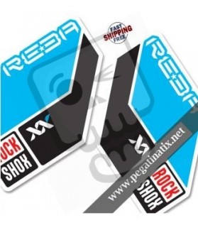 FORK ROCK SHOX REBA 2011 DECALS KIT STICKERS FORKS