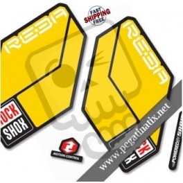 FORK ROCK SHOX REBA 2011 B DECALS KIT STICKERS FORKS